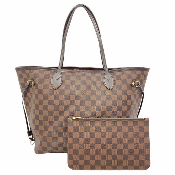 Louis Vuitton Handbags - LOUIS VUITTON Brown Damier Neverfull MM Tote Bag